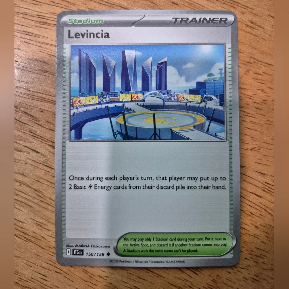 QTY 3 Pokemon Levincia Stadium Trainer Card
